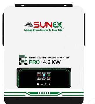 اینورتر شارژر ، سانورتر هیبریدی 4200 وات 24 ولت 120 آمپر مدل SUX-PRO برند سانکس SUNEX