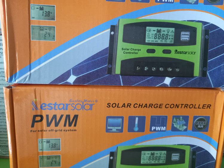 کنترل شارژر خورشیدی (restar solar) رستار سولار 30 آمپر 12/24 ولت دارای usb