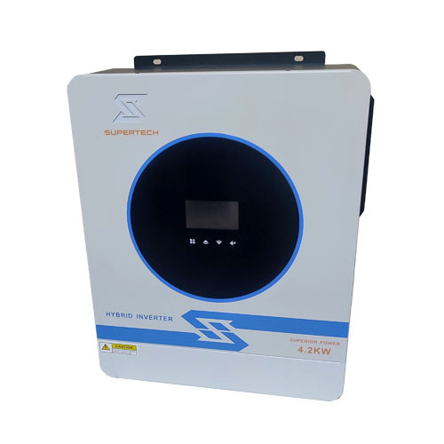 سانورتر هیبریدی (اینورتر شارژر) 4200 وات 24 ولت سینوسی 120 آمپر برند Supertech مدل ST-4200W-24