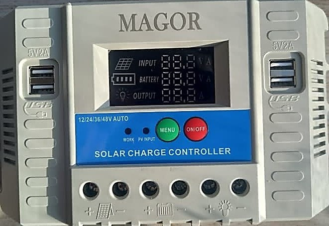 کنترل شارژر خورشیدی ۶۰ آمپر MAGOR
