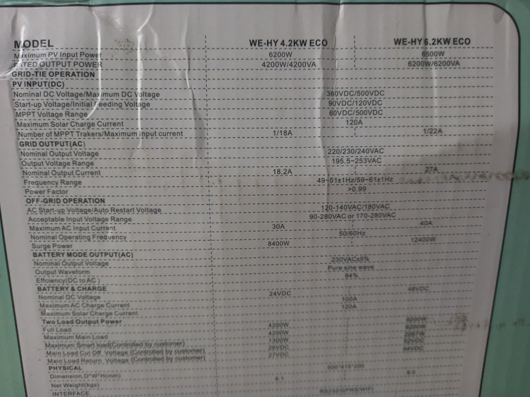 سانورتر هیبریدی 4.2 کیلووات ویلیون