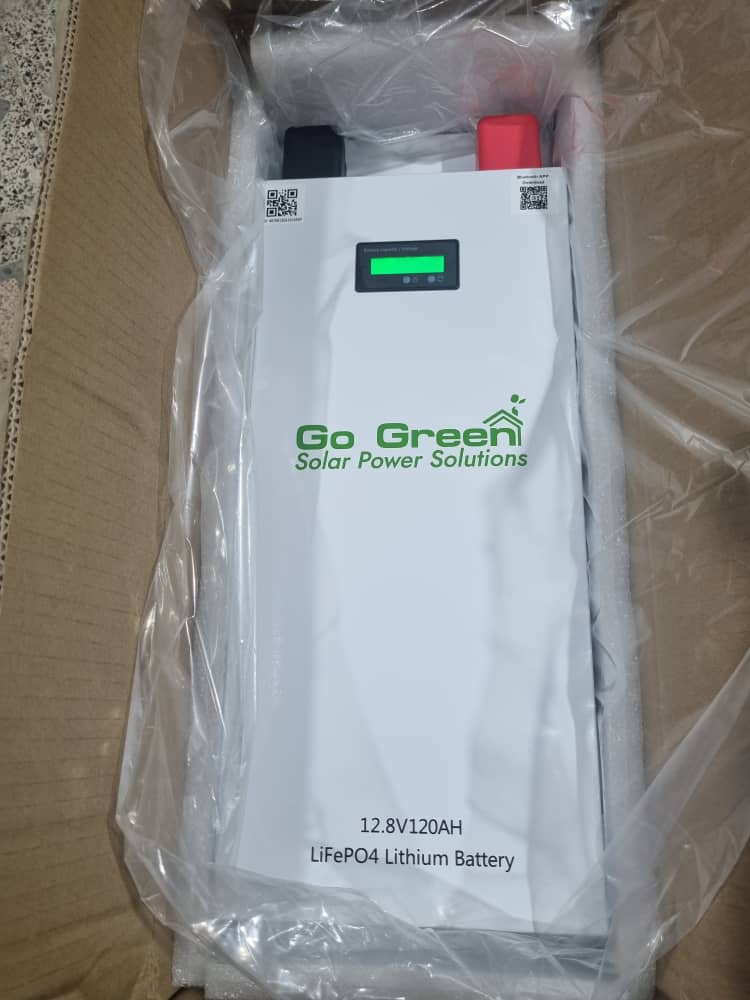 باتری لیتیومی 12.8 ولت 120 آمپر ساعت Go Green مدل GGESS / 12.8V-120AH
